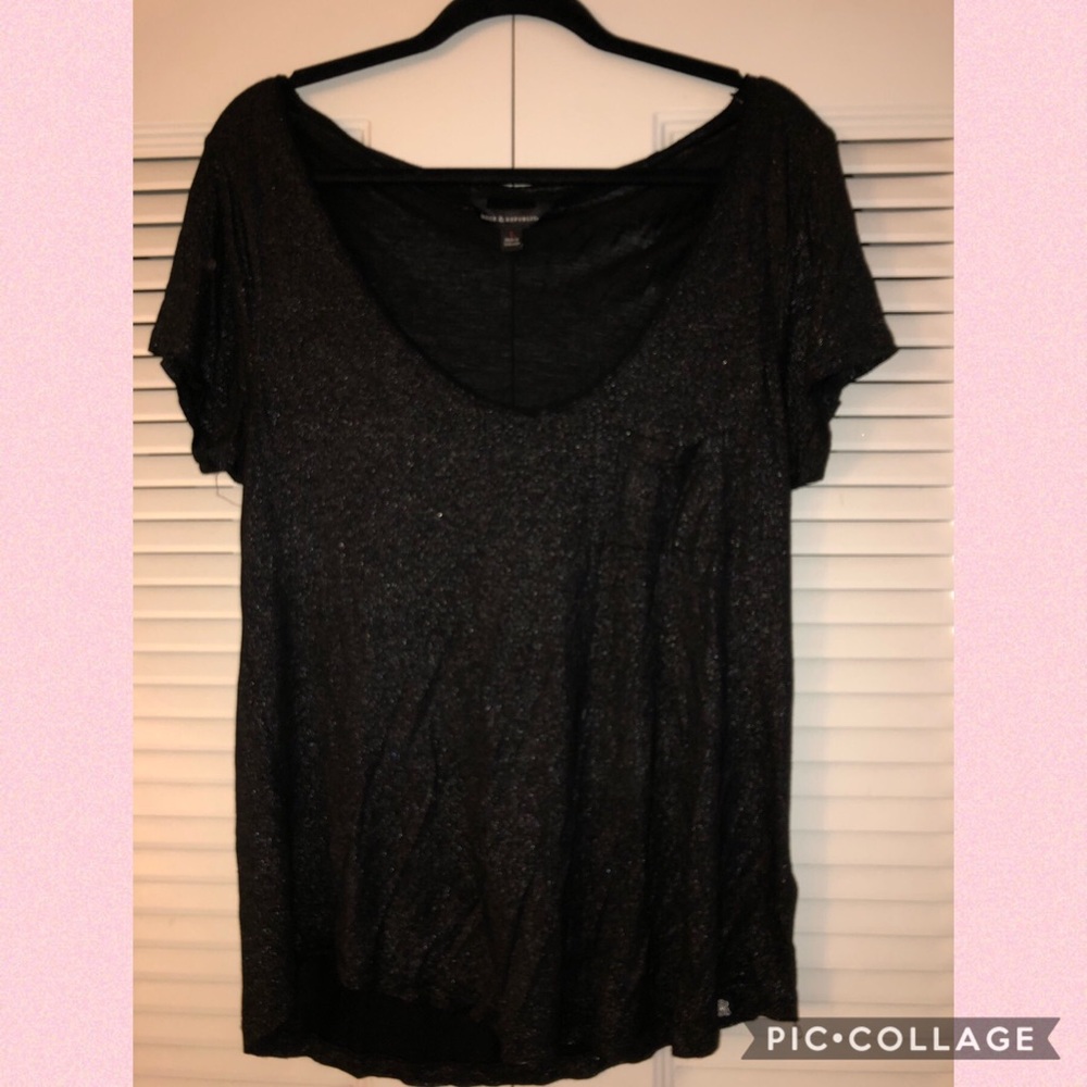 Sparkly rock & republic t-shirt